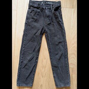 Gap Teen Jeans Gray Black Straight Leg size 8-9 54023